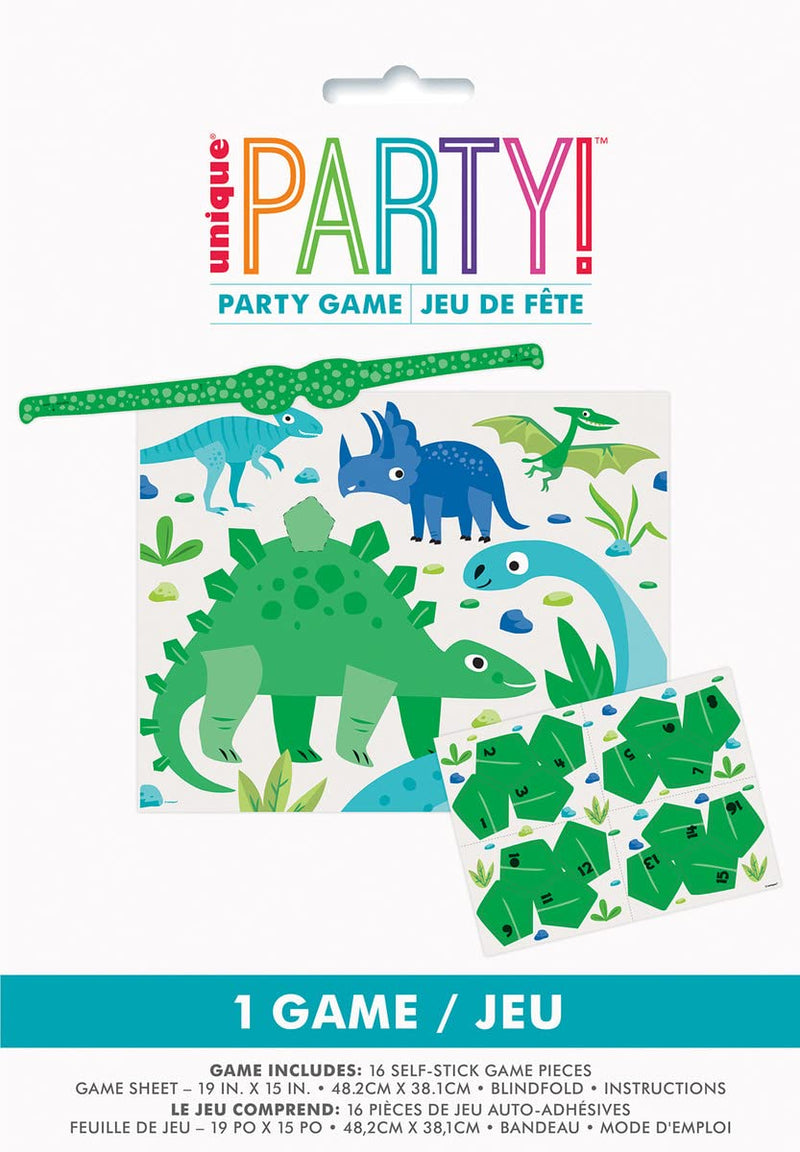 Unique 78319 Prähistorische Dinosaurier-Augenbinde, Aktivitätsspiel-Set, Mehrfarbig, M