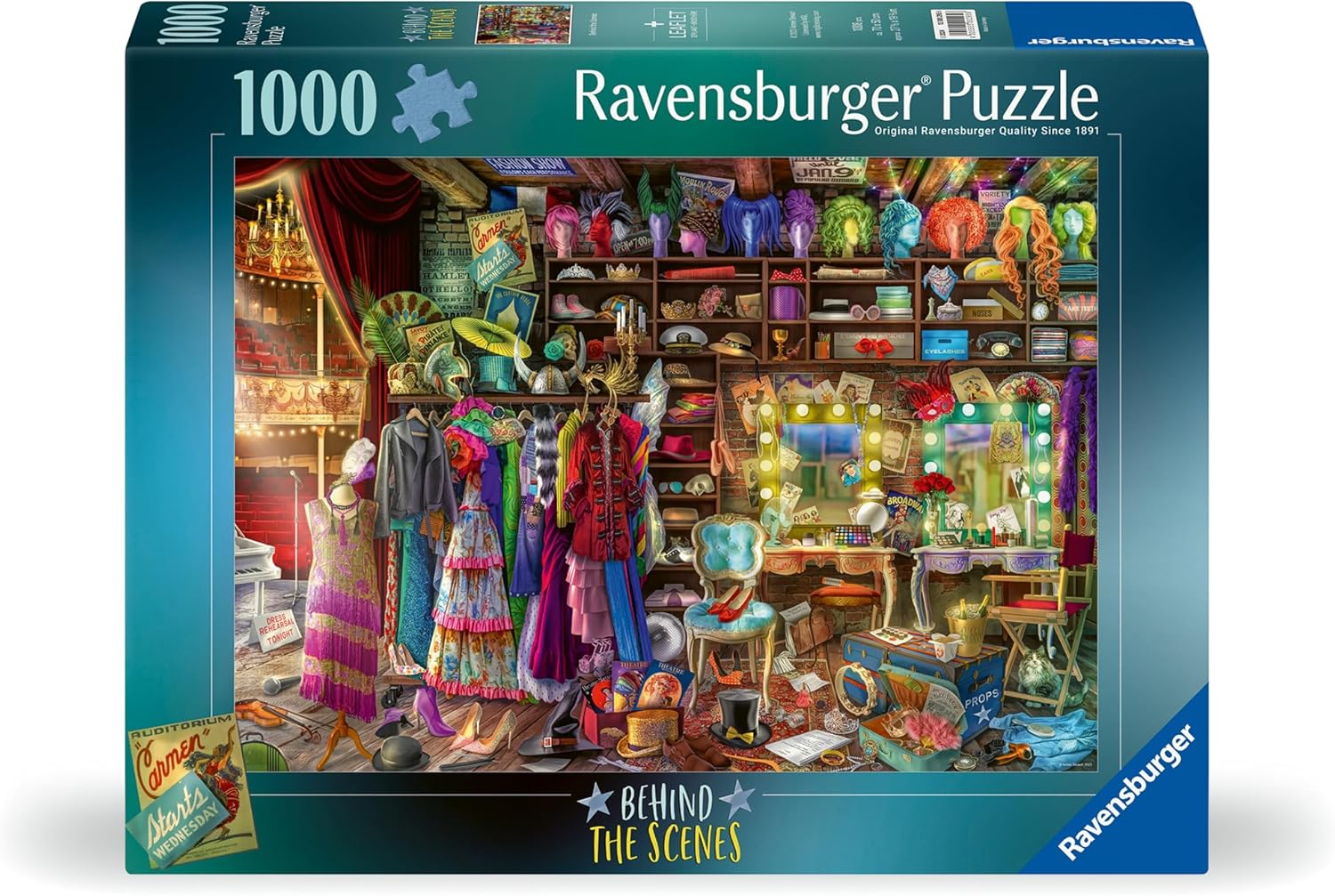 Ravensburger Aimee Stewart Behind the Scenes 1000 Piece Jigsaw Puzzles for Adults and Kids Age 12 Years Up