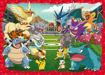 Ravensburger Puzzle 12000628 - Pokémon Kräftemessen - 1000 Teile Puzzle für Erwachsene und Kinder ab 14 Jahren, Pokémon Puzzle, Pokémon Geschenke