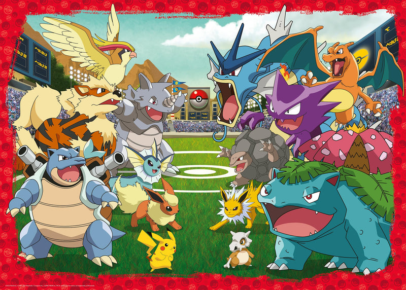 Ravensburger Puzzle 12000628 - Pokémon Kräftemessen - 1000 Teile Puzzle für Erwachsene und Kinder ab 14 Jahren, Pokémon Puzzle, Pokémon Geschenke