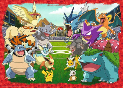 Ravensburger Puzzle 12000628 - Pokémon Kräftemessen - 1000 Teile Puzzle für Erwachsene und Kinder ab 14 Jahren, Pokémon Puzzle, Pokémon Geschenke