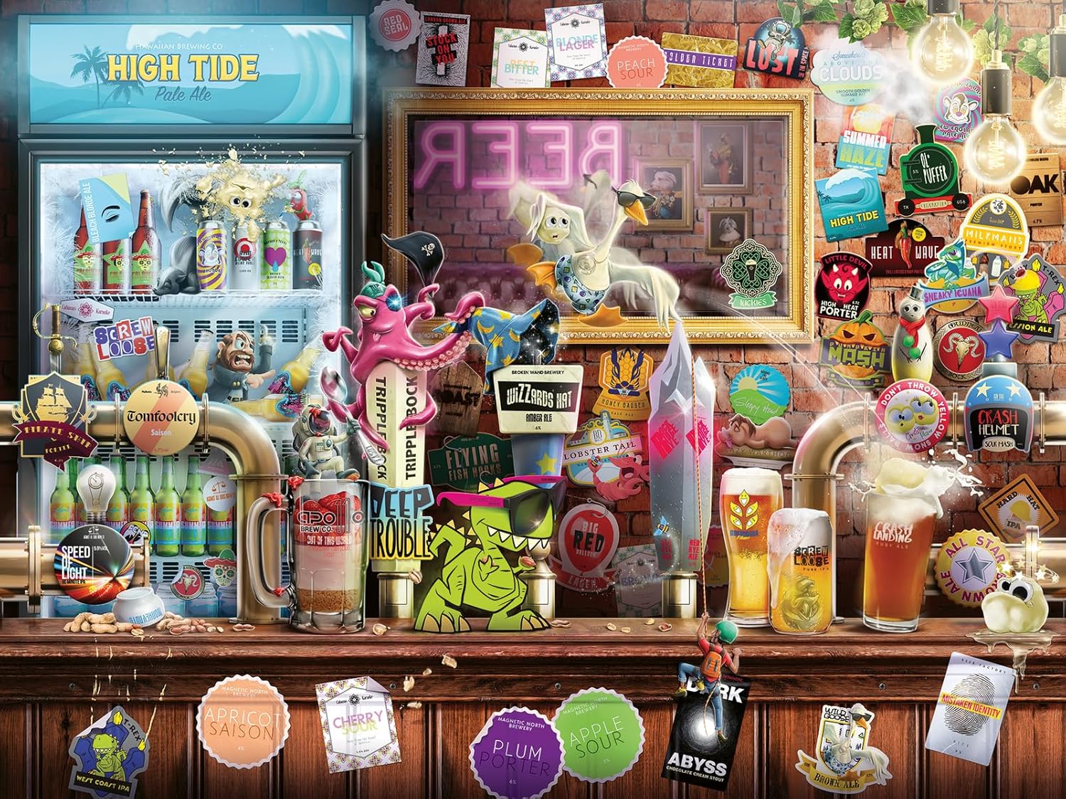 Ravensburger Puzzle: Handwerkliches Bier, Puzzle, 1500 Teile, Puzzles für Erwachsene, Puzzle 1500 Teile, Kleber zum Einrahmen von Puzzles, Erwachsenenpuzzle, Geschenke für Erwachsene, 80 x 60 cm