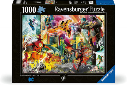 Ravensburger DC Collector's Edition The Flash 1000 Piece Jigsaw Puzzles for Adults and Kids Age 12 Years Up