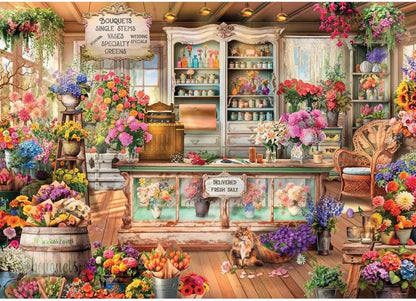Alle seizoenen Flower Shop 1000 PC Puzzel