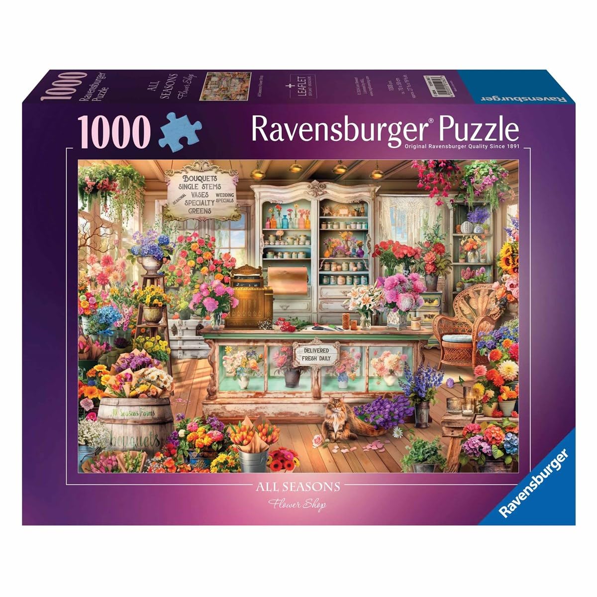 Alle seizoenen Flower Shop 1000 PC Puzzel