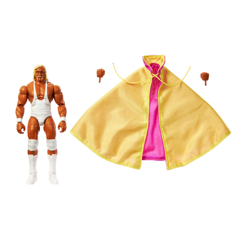 Mattel WWE Elite Collection Action Figure Hulk Hogan Legends with Accessory, HVF55