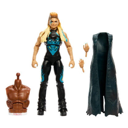 Mattel WWE Elite Collection Action Figure Royal Rumble Beth Phoenix with Accessory and Virgil Build-A-Figure Parts, HVF81