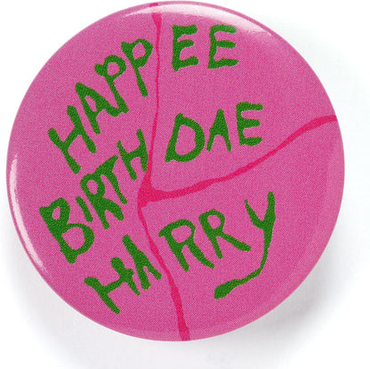 Harry Potter Dobby Happy Birthday Cake Greetings Card with Button Badge