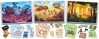 Clementoni - Gioco da Tavolo Adulti - Sblocca la Porta - Wild - Escape Room Bambini 8 Anni, Gioco di Logica con Enigmi da Risolvere, Divertimento per Adulti, 1-6 Giocatori, Made In Italy, 16813 Sblocca La Porta Wild
