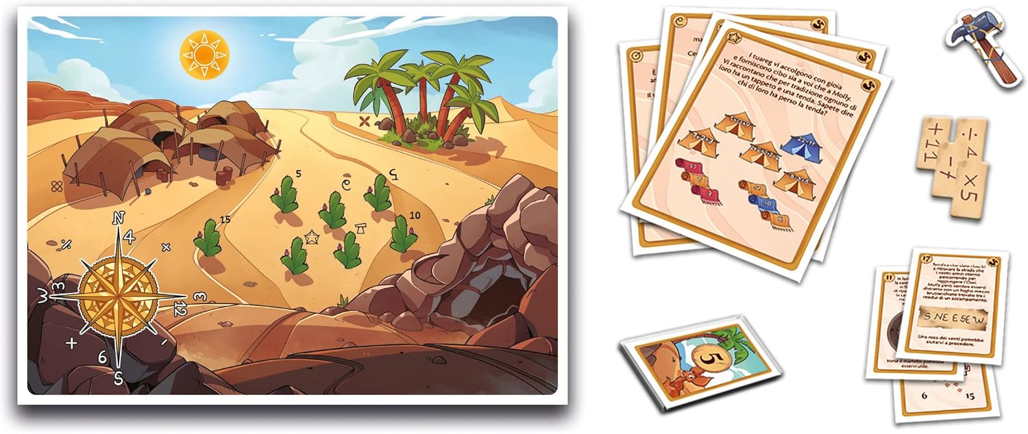 Clementoni - Gioco da Tavolo Adulti - Sblocca la Porta - Wild - Escape Room Bambini 8 Anni, Gioco di Logica con Enigmi da Risolvere, Divertimento per Adulti, 1-6 Giocatori, Made In Italy, 16813 Sblocca La Porta Wild