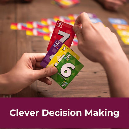 Ultimatch Cooperative Card Game Easy to Learn by Matching Colors & Numbers - Addictive Fun for Kids Teens and Adults Ages 10 and up - 1 to 5 Players Great for Family Game Night