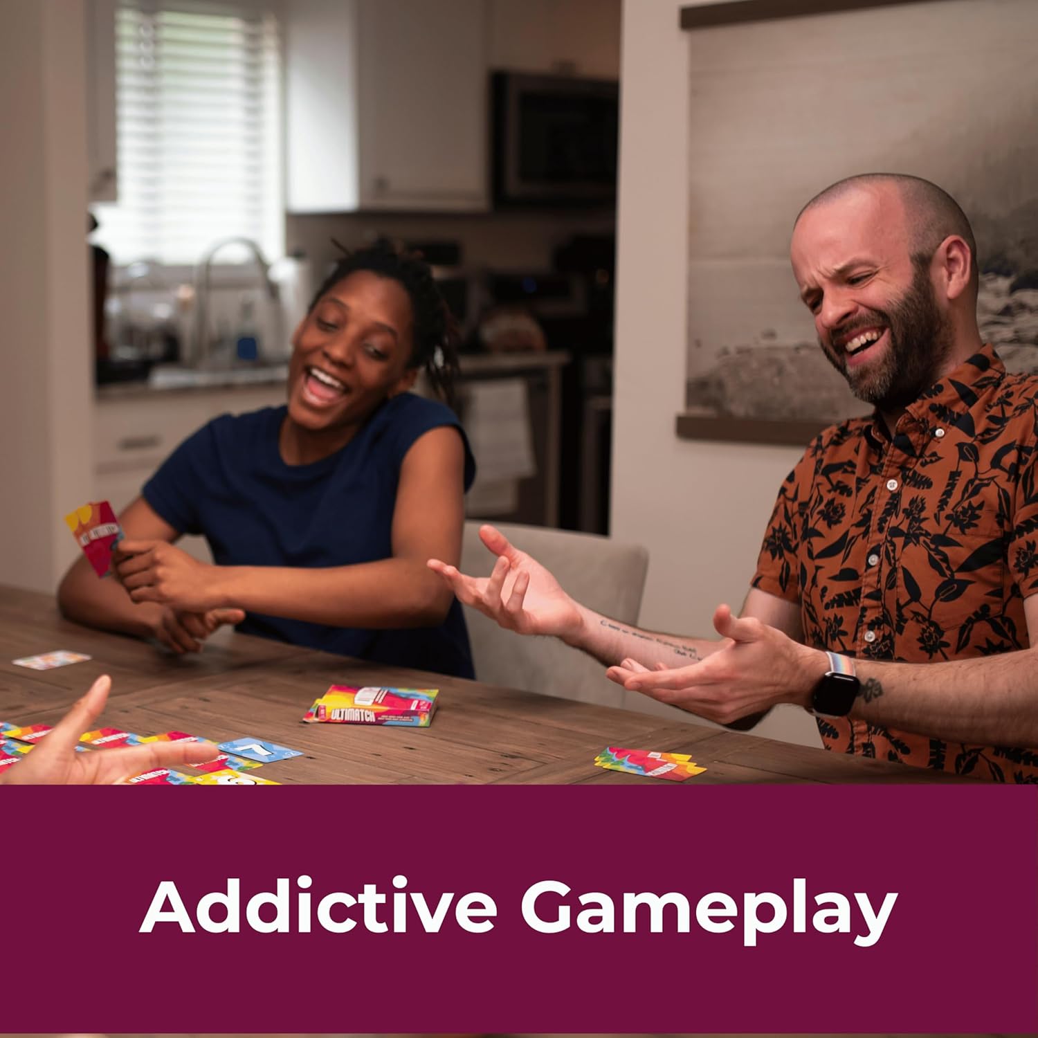Ultimatch Cooperative Card Game Easy to Learn by Matching Colors & Numbers - Addictive Fun for Kids Teens and Adults Ages 10 and up - 1 to 5 Players Great for Family Game Night