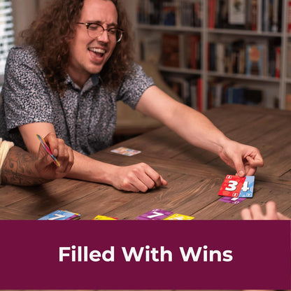 Ultimatch Cooperative Card Game Easy to Learn by Matching Colors & Numbers - Addictive Fun for Kids Teens and Adults Ages 10 and up - 1 to 5 Players Great for Family Game Night