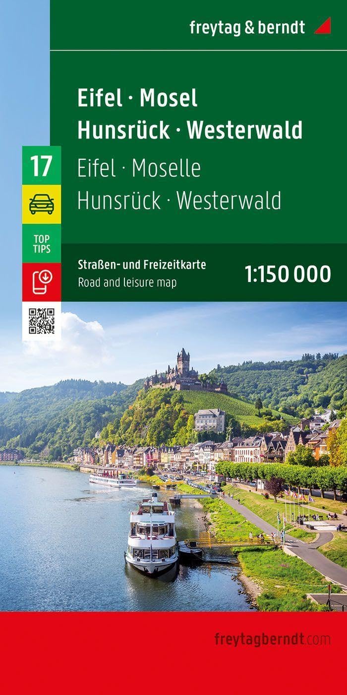 Eifel - Mosel - Hunsruck - Westerwald, street and Leisuremap