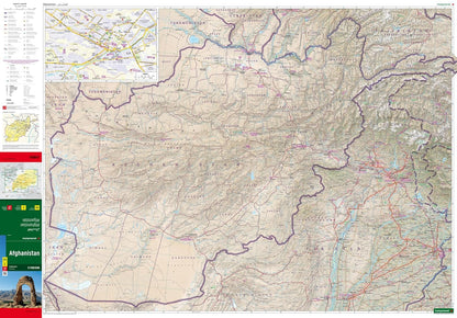Afghanistan Road Map 1:1,100,000