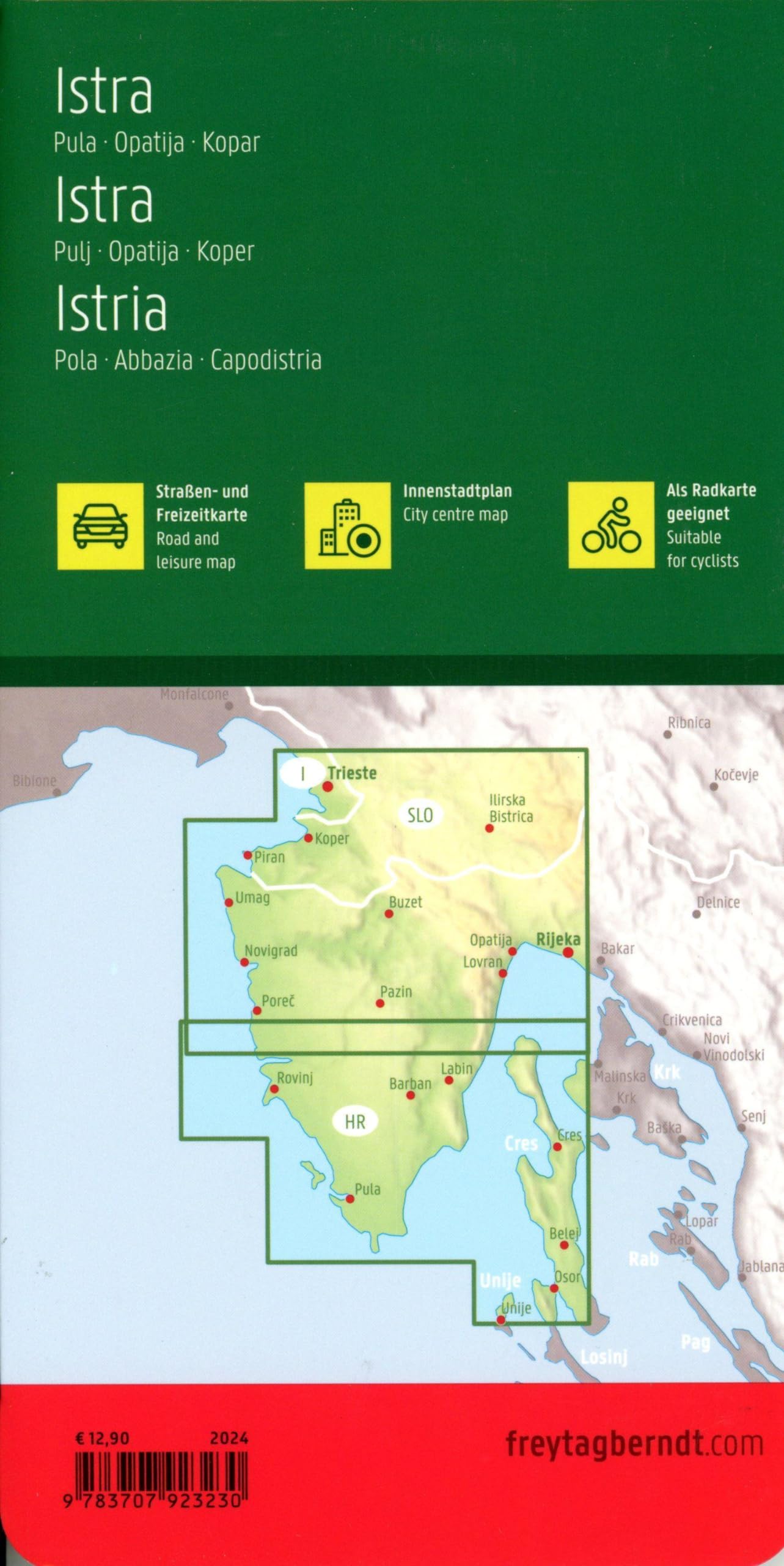 Istria - Pula, Automap 1:100.000, Top 10 Tips