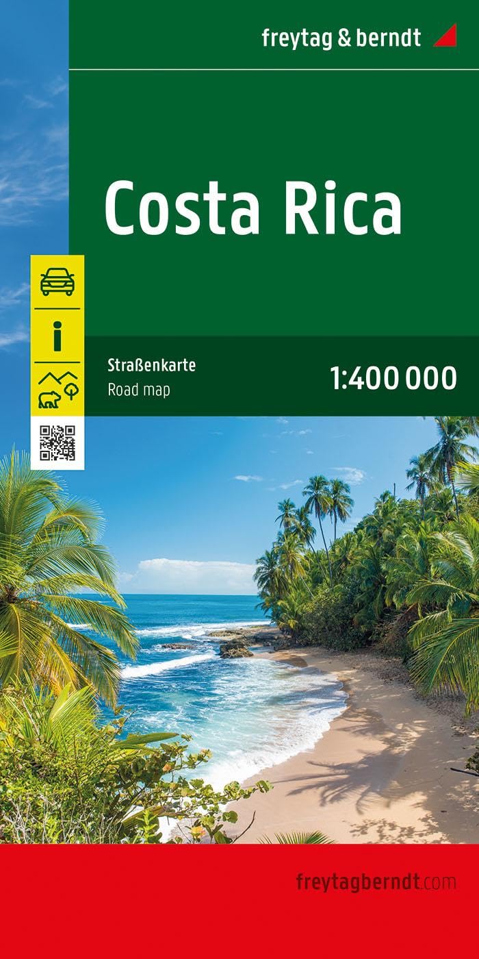 Costa Rica, Road Map 1:400.000