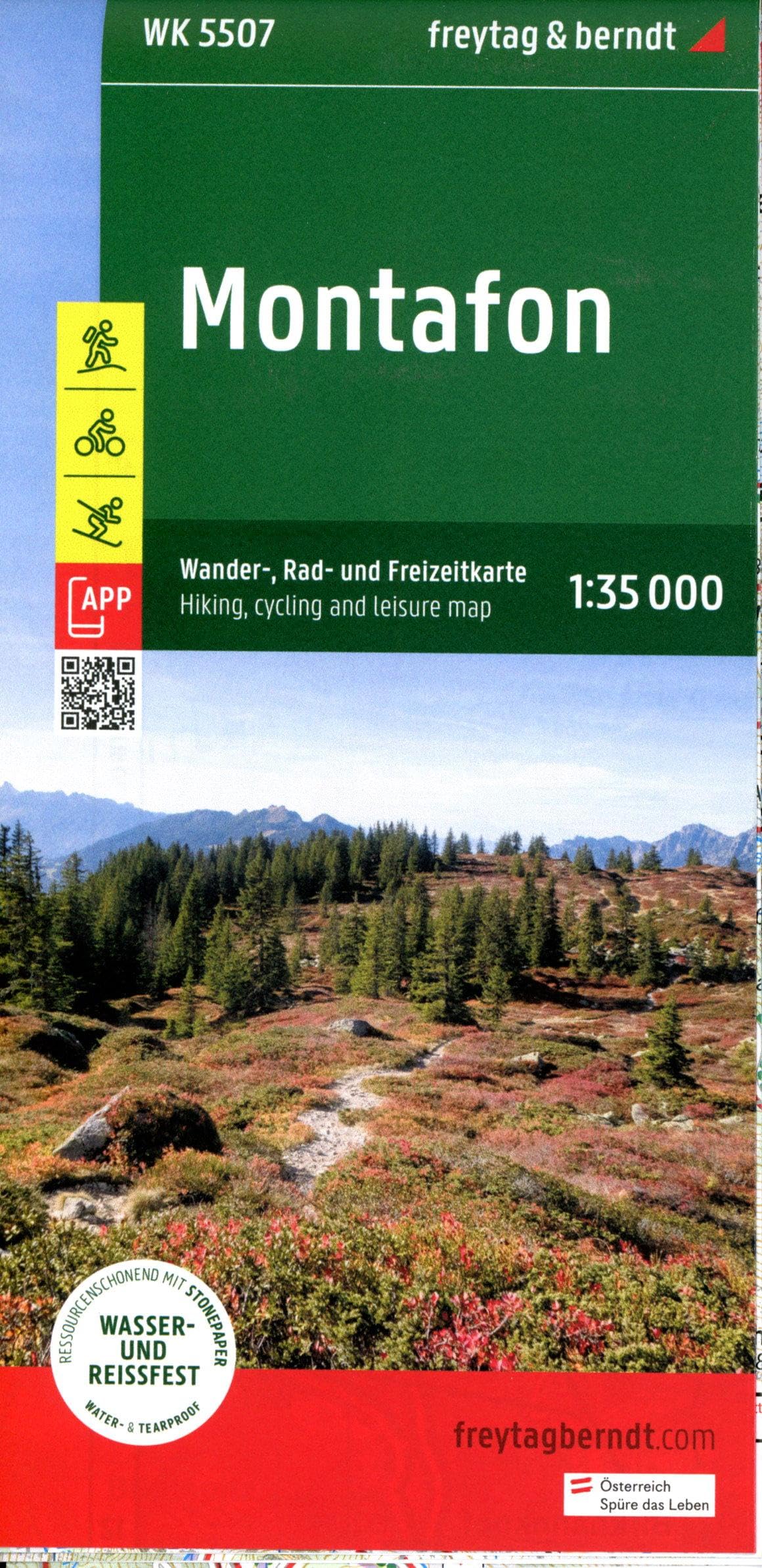 Montafon Hiking, Cycling & leisure Map