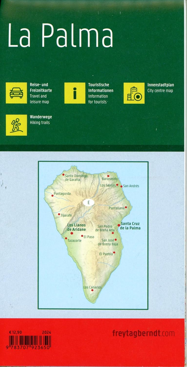 La Palma Road and Leisure Map