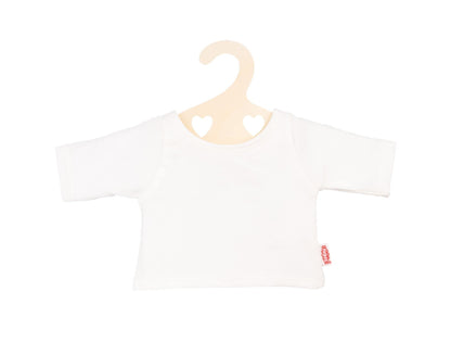 Heless 1956 1956 T-shirt voor poppen in wit, maat 28-35 cm