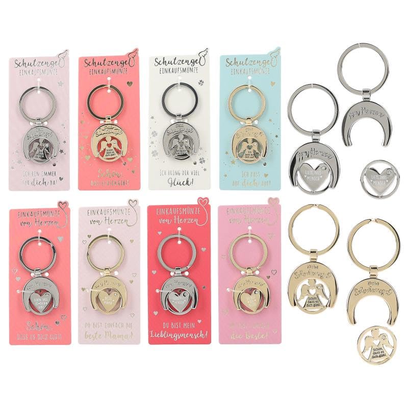 Depesche 1 x Shopping Trolley Coin Key Chain