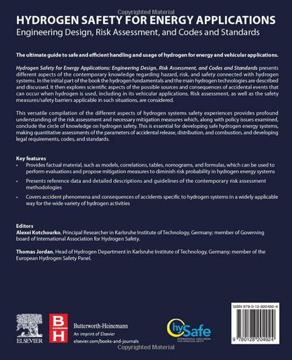 Hydrogen Safety for Energy Applications