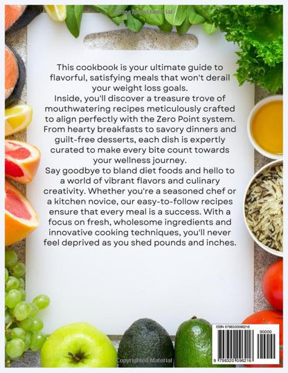 My Zero Point Weight Loss Program Cookbook