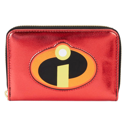 Loungefly The Incredibles 20th Anniversary Metallic Zip Around Wallet, Multicolor, Zip Around Wallet