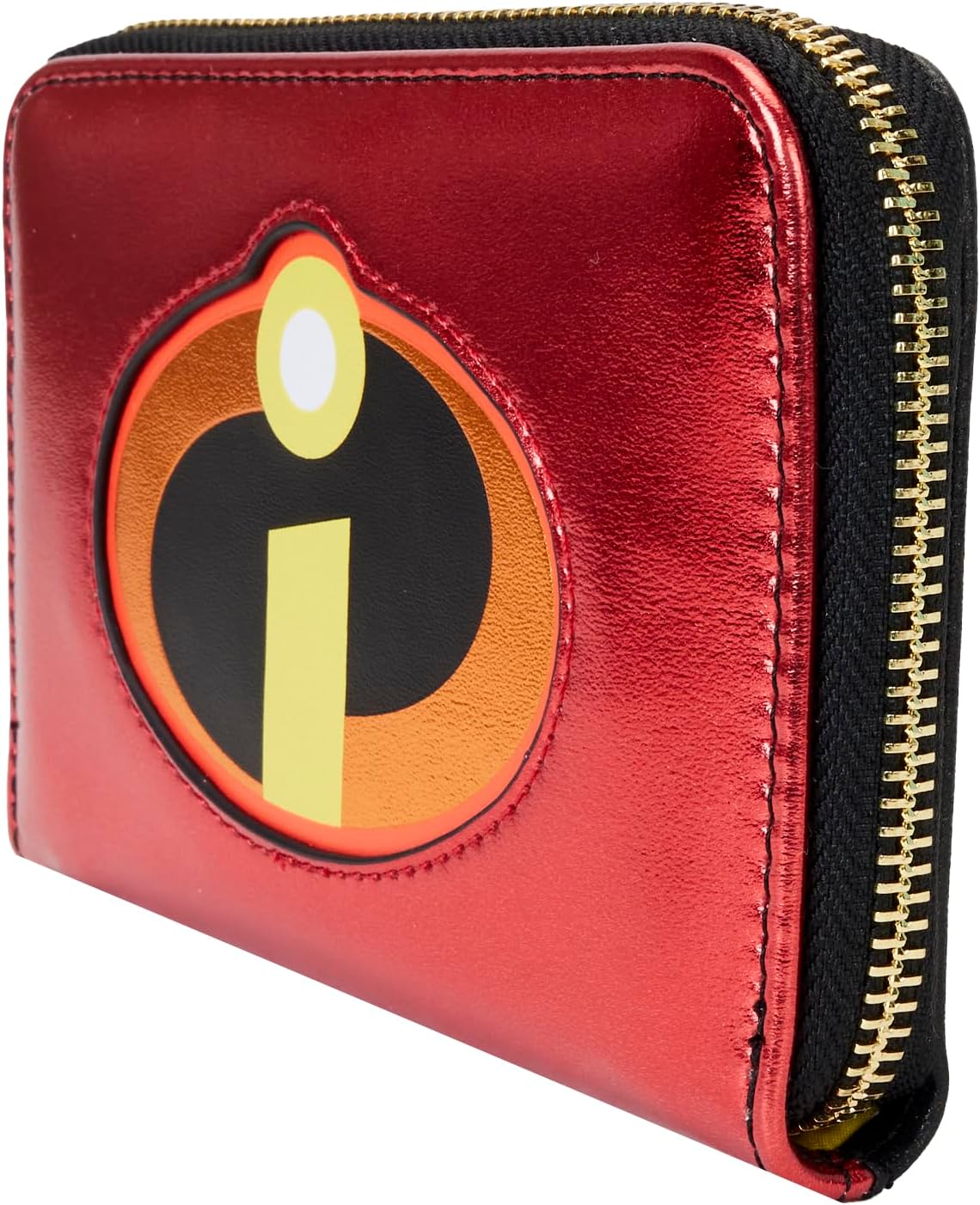 Loungefly The Incredibles 20th Anniversary Metallic Zip Around Wallet, Multicolor, Zip Around Wallet