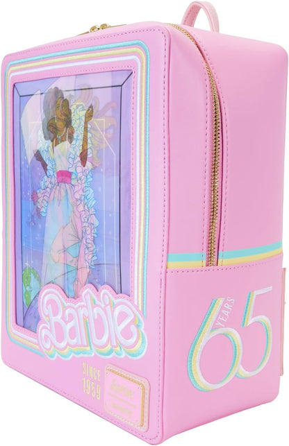 Loungefly Barbie 65th Anniversary Doll Box Triple Lenticular Mini Backpack, Multi, Mini