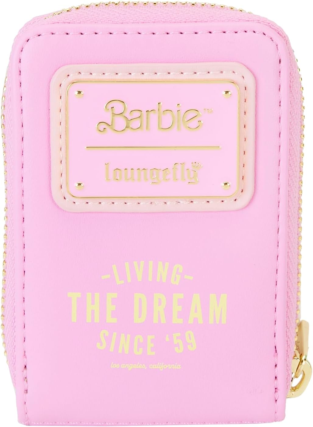Loungefly Barbie 65th Anniversary Doll Box Triple Lenticular Zip Around Accordion Wallet, Multicolor, Zip Around Wallet