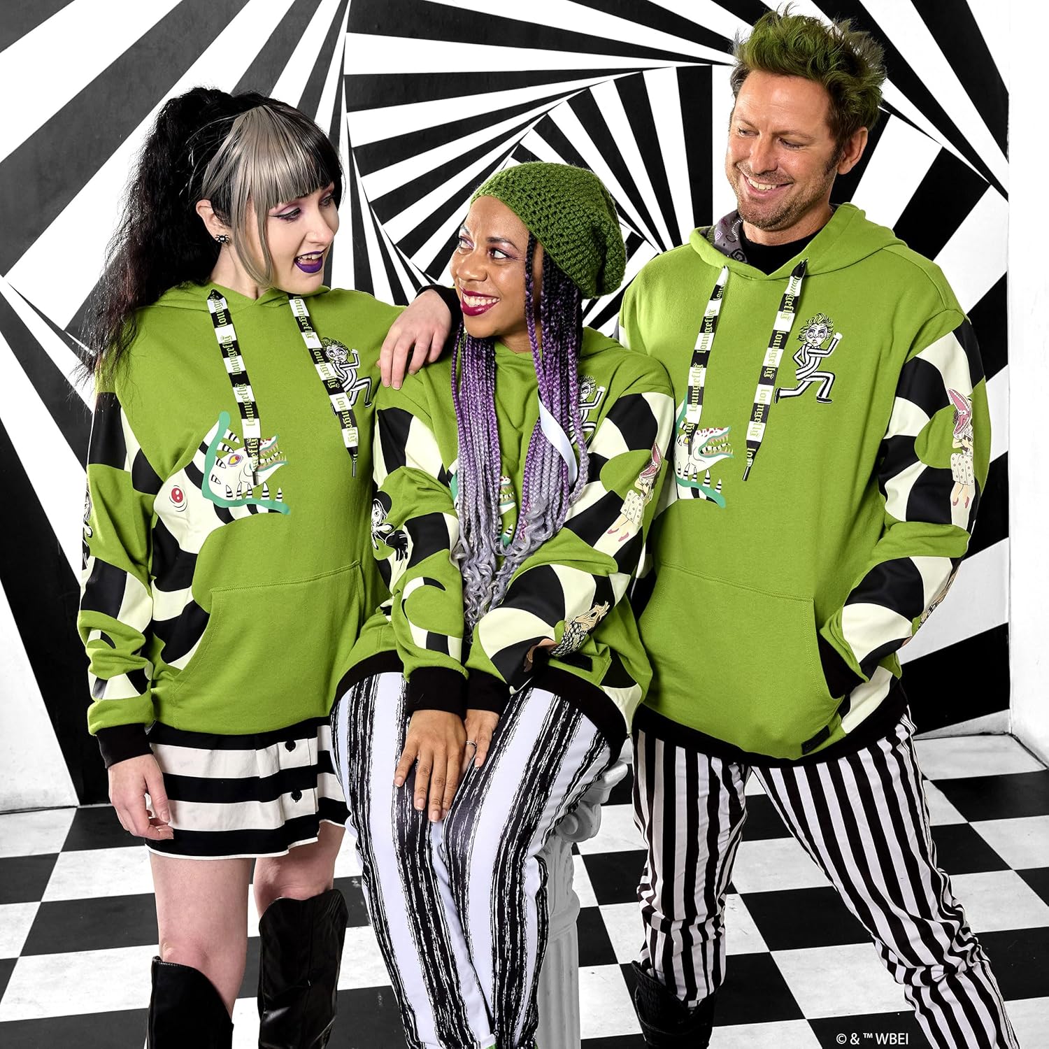 Loungefly Beetlejuice Unisex Hoodie Sweatshirt Medium