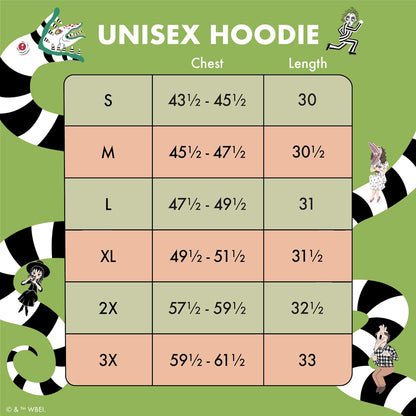 Loungefly Beetlejuice Unisex Hoodie Sweatshirt Medium