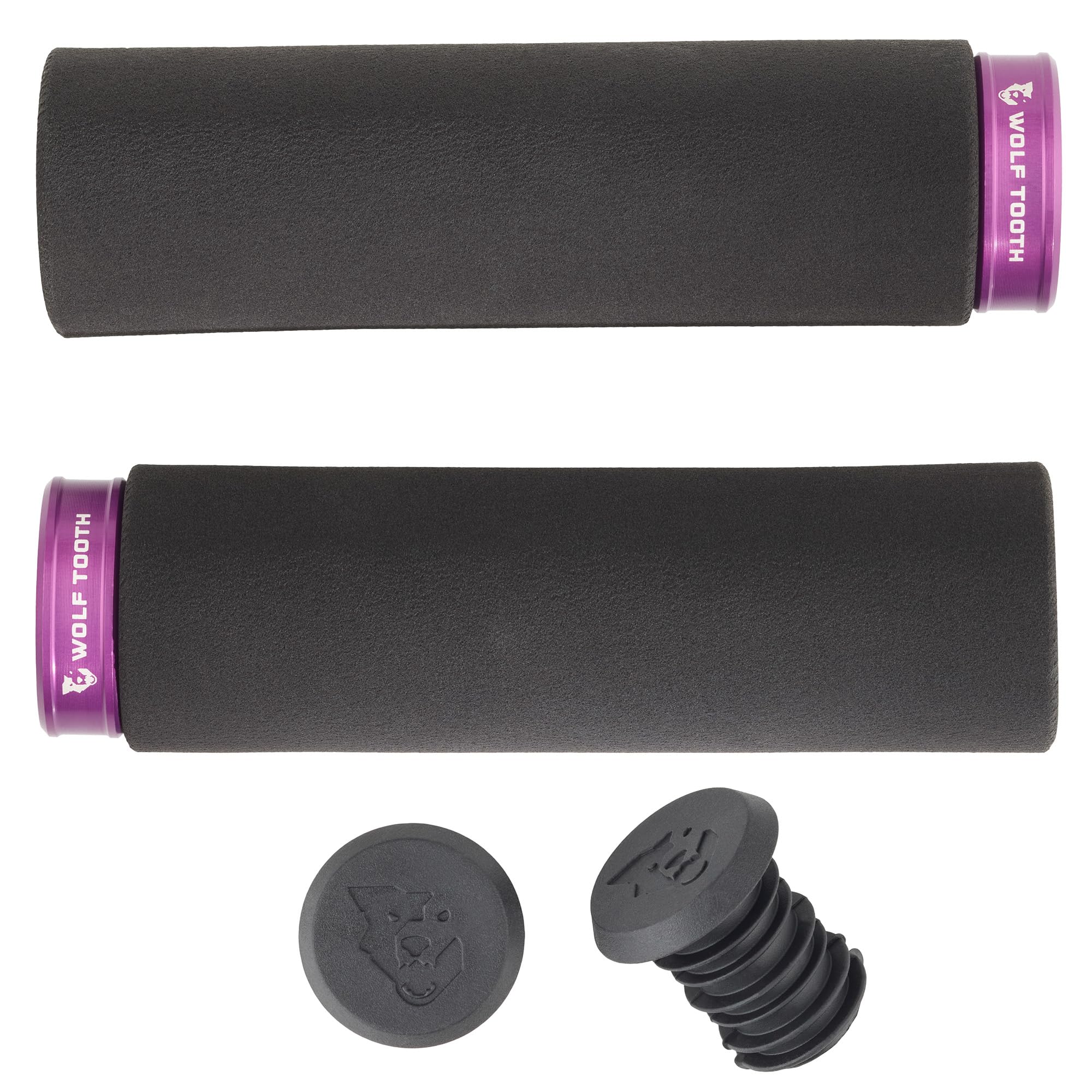 Wolf Tooth Lock-On Fat Paw Grip Purple