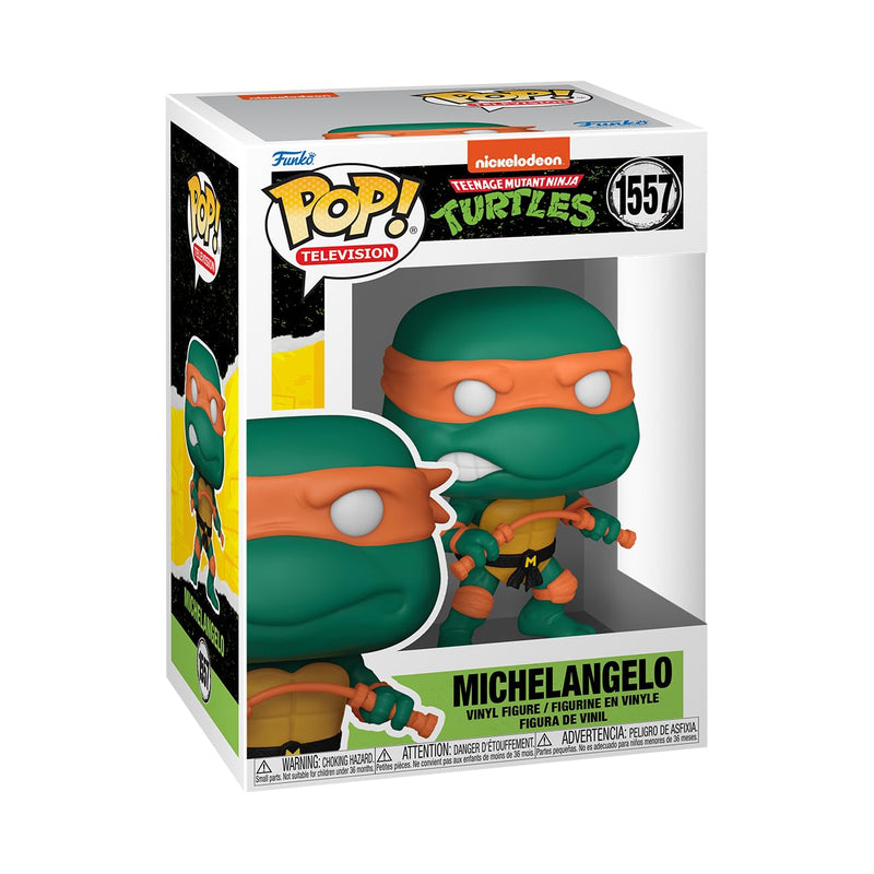 Funko POP! TV: Teenage Mutant Ninja Turtles (TMNT) - Michelangelo - TMNT Retro/Classic - Collectable Vinyl Figure - Gift Idea - Official Merchandise - Toys for Kids & Adults - TV Fans