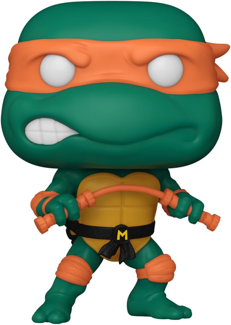 Funko POP! TV: Teenage Mutant Ninja Turtles (TMNT) - Michelangelo - TMNT Retro/Classic - Collectable Vinyl Figure - Gift Idea - Official Merchandise - Toys for Kids & Adults - TV Fans