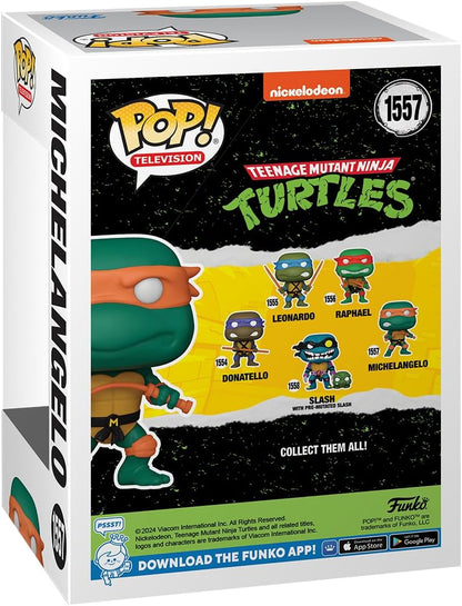 Funko POP! TV: Teenage Mutant Ninja Turtles (TMNT) - Michelangelo - TMNT Retro/Classic - Collectable Vinyl Figure - Gift Idea - Official Merchandise - Toys for Kids & Adults - TV Fans