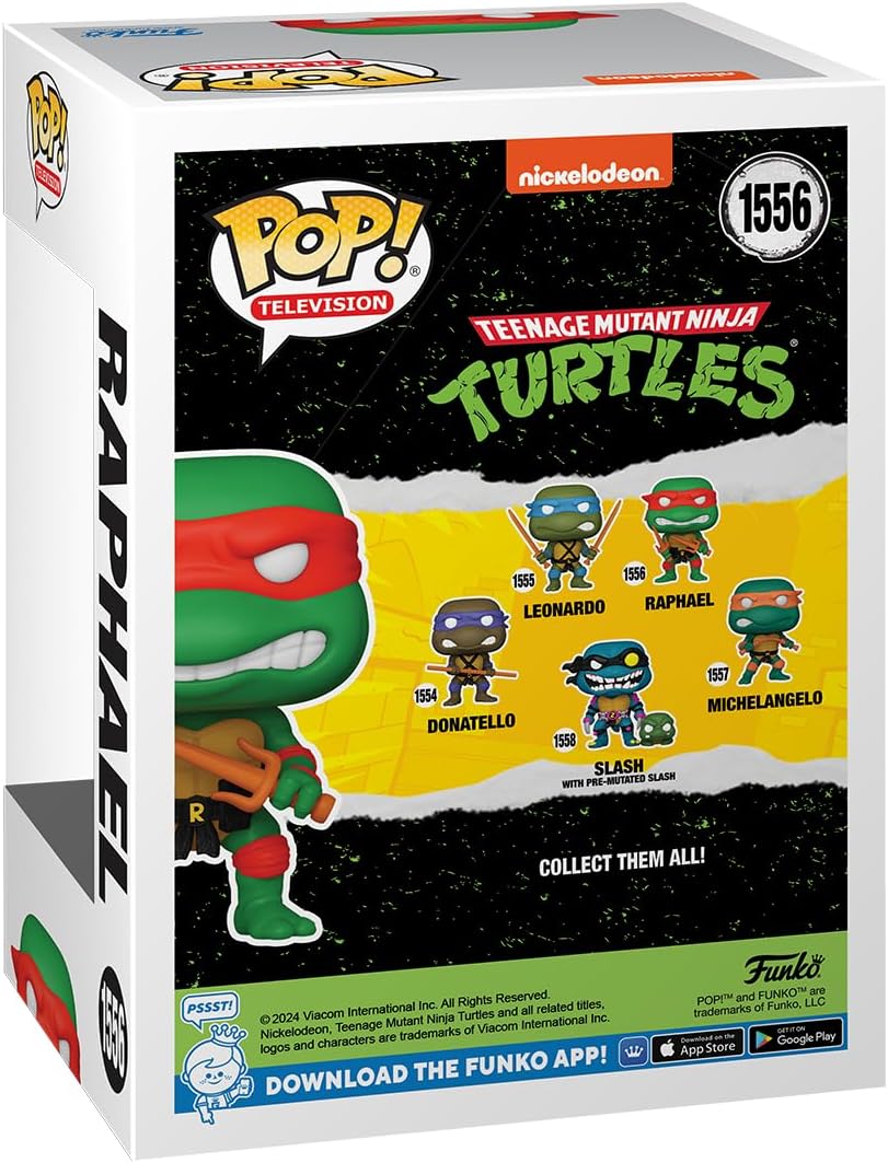 Funko POP! TV: Teenage Mutant Ninja Turtles (TMNT) - Raphael - TMNT Retro/Classic - Collectable Vinyl Figure - Gift Idea - Official Merchandise - Toys for Kids & Adults - TV Fans