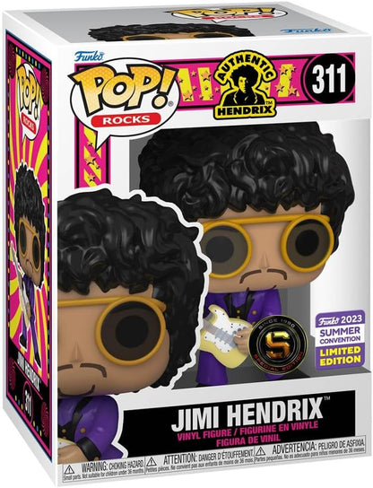 Funko Pop! Rocks: Purple Jimi Hendrix (SDCC'23), Collectable Vinyl Figure - 70284