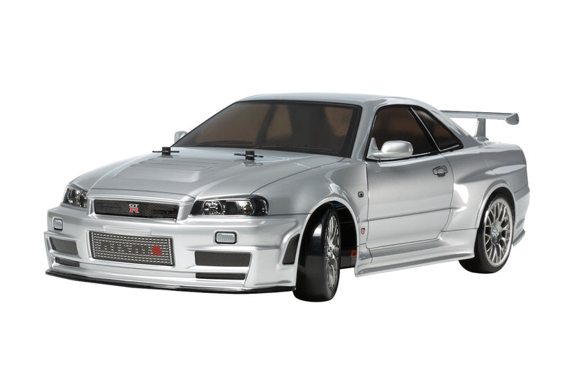 Tamiya 300058605-1:10 RC Nismo R34 GT-R Z-Tune (TT-02D) Single