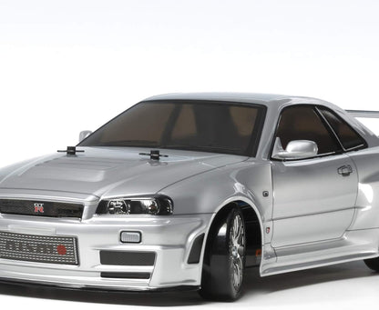 Tamiya 300058605-1:10 RC Nismo R34 GT-R Z-Tune (TT-02D) Single