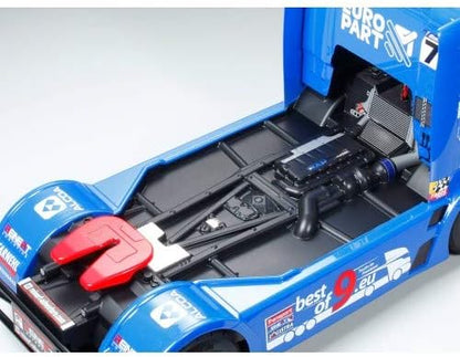 Tamiya TAM58642 MAN RC 58642 Team Reinert Racing TGS TT-01E 1:14 Truck Assembly Kit, Multicoloured RaceTrcuk MAN TGS (Team Reinert)