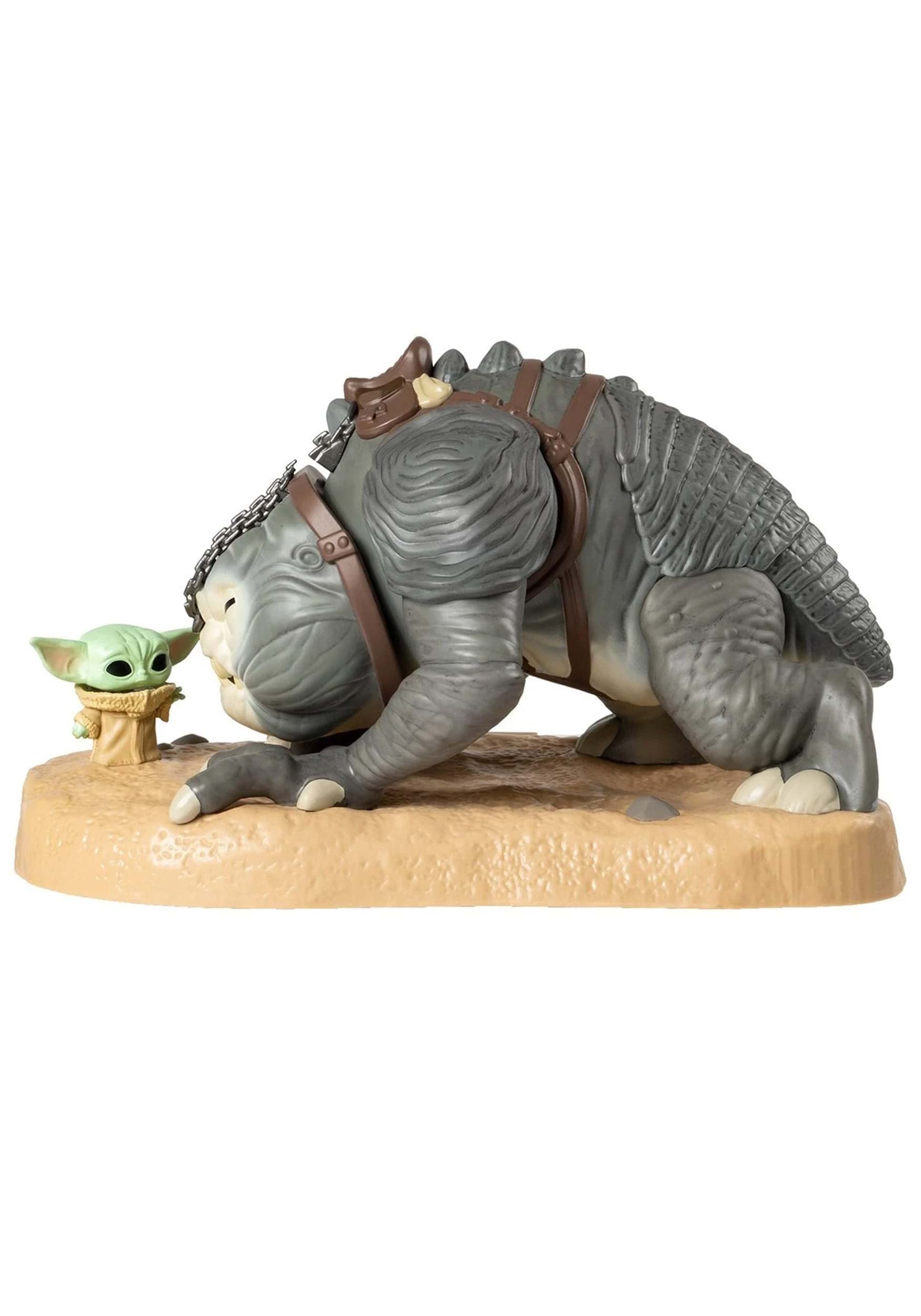 Funko Star Wars: The Book of Boba Fett Super Sized Jumbo POP! Vinyl figurine Grogu with Rancor 25 cm