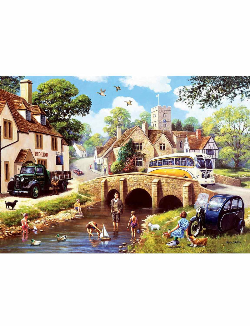 Ravensburger 12001257 Day by The River 1000 Piece Jigsaw Puzzles for Adults and Kids Age 12 Years Up, Multicolor, One Size