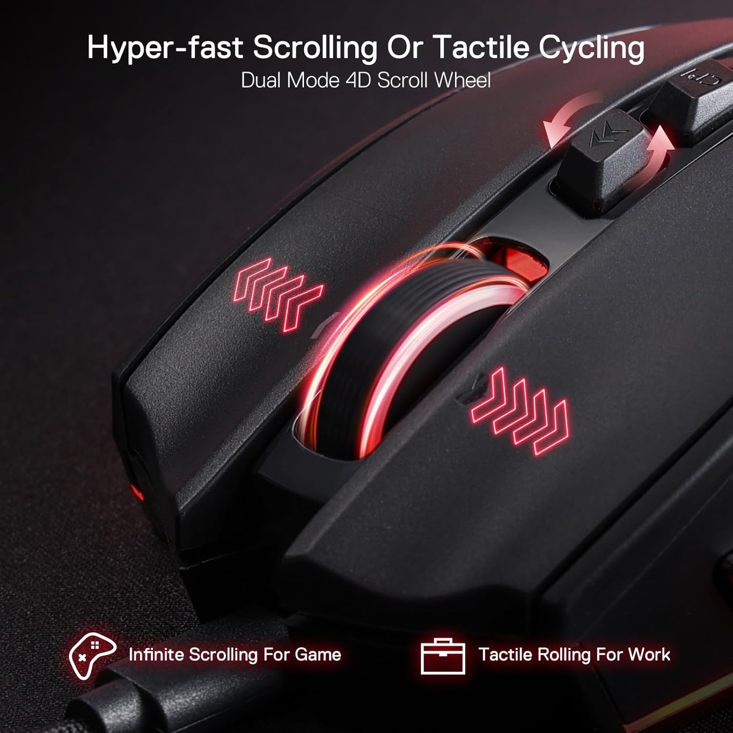 Mouse - Redragon Rind M813-Rgb Wired