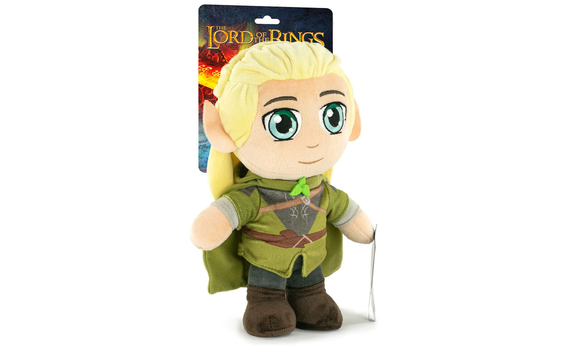 Play by Play The Lord of The Rings - The Lord of the Rings Plush 28 cm Aragorn Frodo Gandalf Gollum Legolas Collector's Edition - Super Soft Quality (No Presentation Box, Legolas) Sin Caja Presentación Legolas