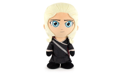 Play by Play Game of Thrones - Peluche dei Personaggi di Il Trono di Spade - 28cm - Arya Stark, Daenerys, Jon Snow, Re della Notte - qualità Super Soft (Daenerys