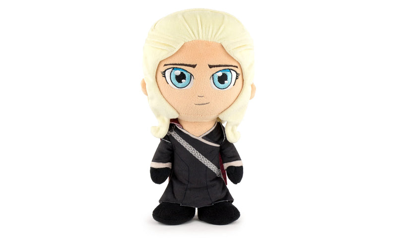 Play by Play Game of Thrones - Peluche dei Personaggi di Il Trono di Spade - 28cm - Arya Stark, Daenerys, Jon Snow, Re della Notte - qualità Super Soft (Daenerys