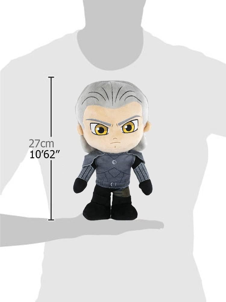 BARRADO The Witcher - The Witcher 28 cm - Cirilla, Geralt, Yennefer - Super Soft Quality (28 cm, Geralt