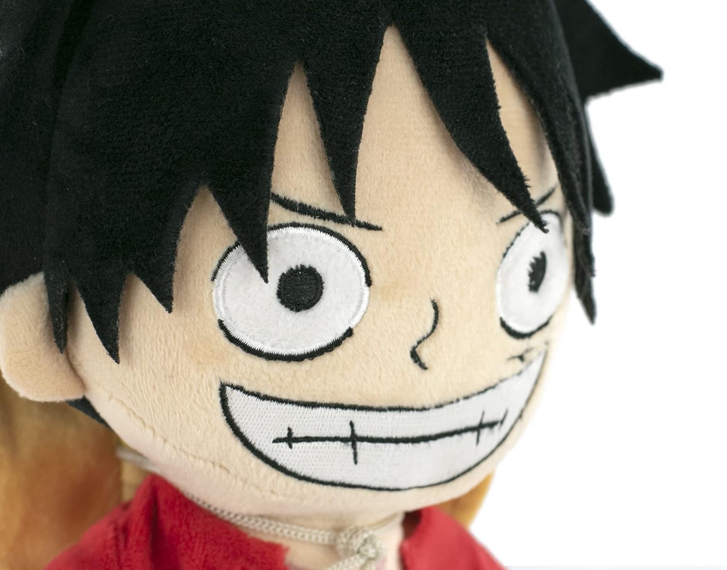 BARRADO One Piece - Soft Toy of the Characters of One Piece - 28cm, 11'02" - Luffy, Sanji, Roronoa Zoro - Super Soft Quality (Luffy